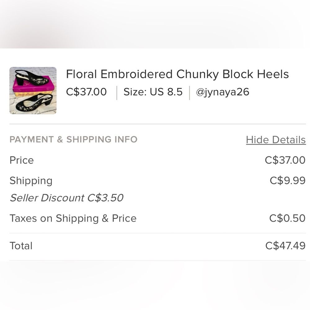 NWT Floral Embroidered Chunky Block Heels - Picture 12 of 12